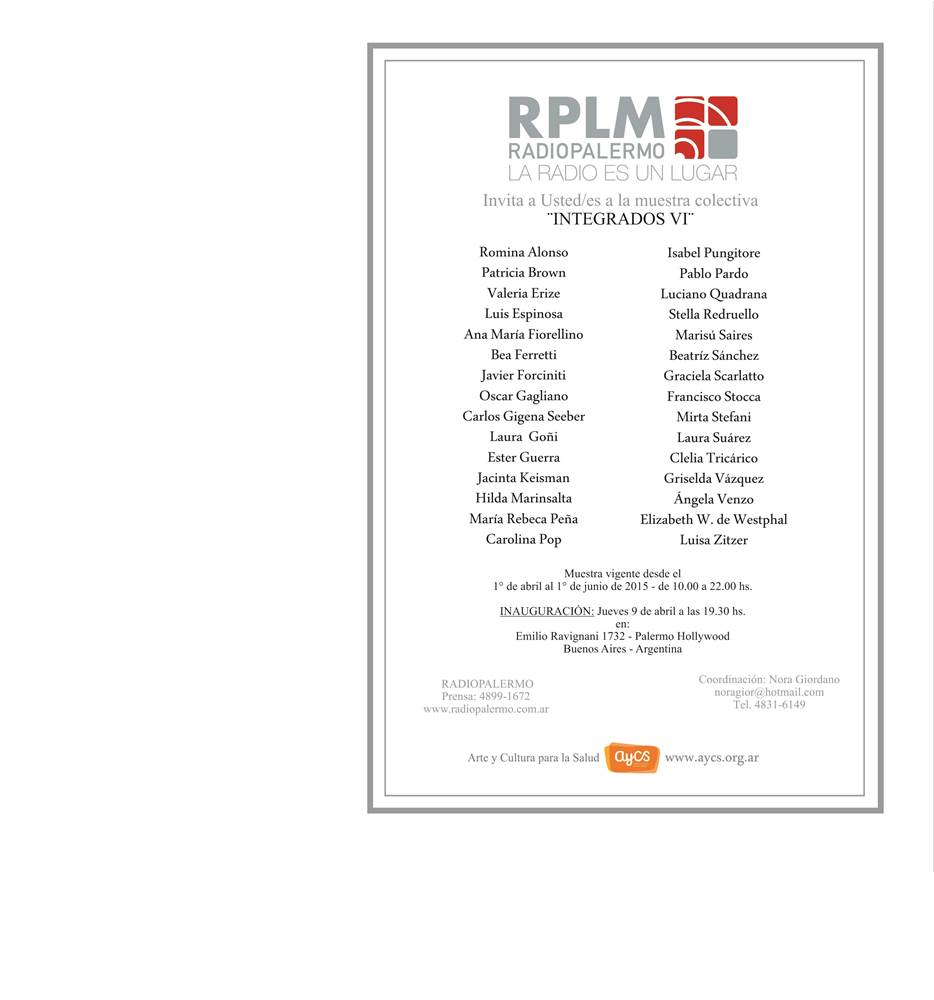 RPLM - AyCS Integrados VI 2015
